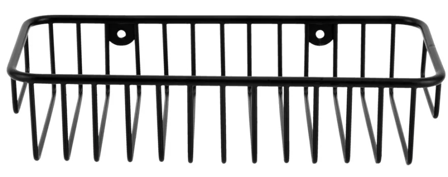 GEYSER® trådhylde sort 25 x 12 x 5,5 cm
