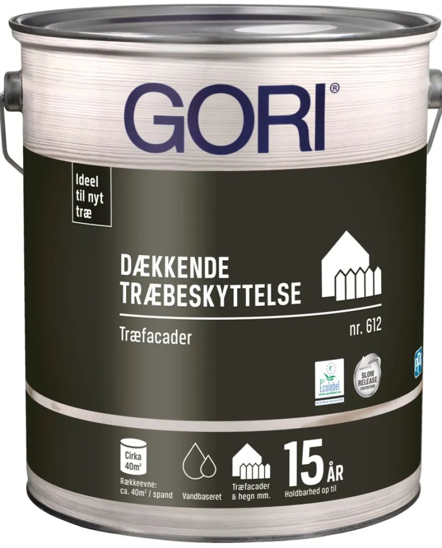 GORI 612 dækkende træbeskyttelse antracitgrå 5 liter