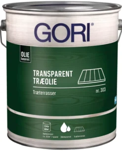 GORI 303 transparent nyatoh træolie til terrasser 5 liter