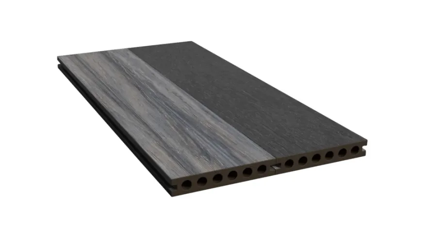 Kirkedal Heimdal terrassebrædder komposit Black/Grey 22x130x6000 mm