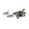 Metalclips i rustfrit stål 12 stk.