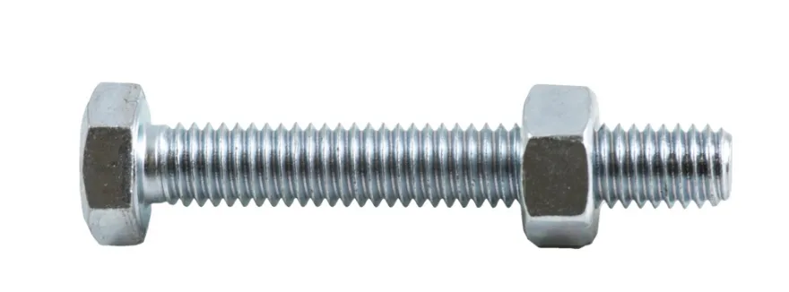 NKT Fasteners stålsætskruer m/møtrik M8 x 40 mm 6 stk.