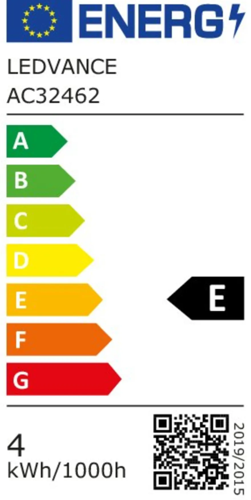 Osram LED kertepære E14 4 W 2-pk.