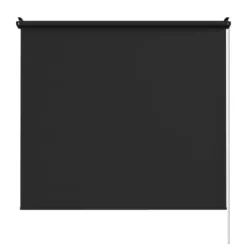 Rullegardin lysdæmpende sort 60 x 170 cm