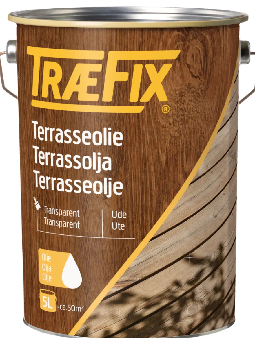 TræFix® terrasseolie klar pine 5 liter