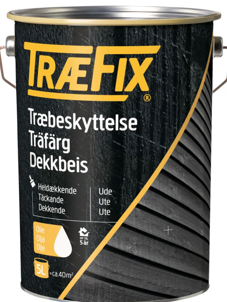 TræFix® træbeskyttelse heldækkende lys dodenkop 5 l