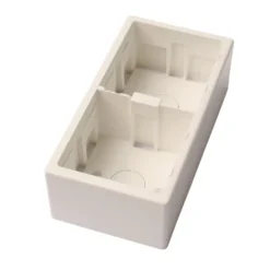 Underlag t/afbryder hvid 2-modul - Elworks
