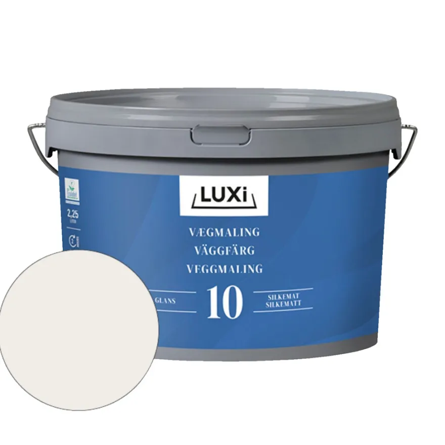 Vægmaling 10 råhvid 2,25 liter - LUXI®