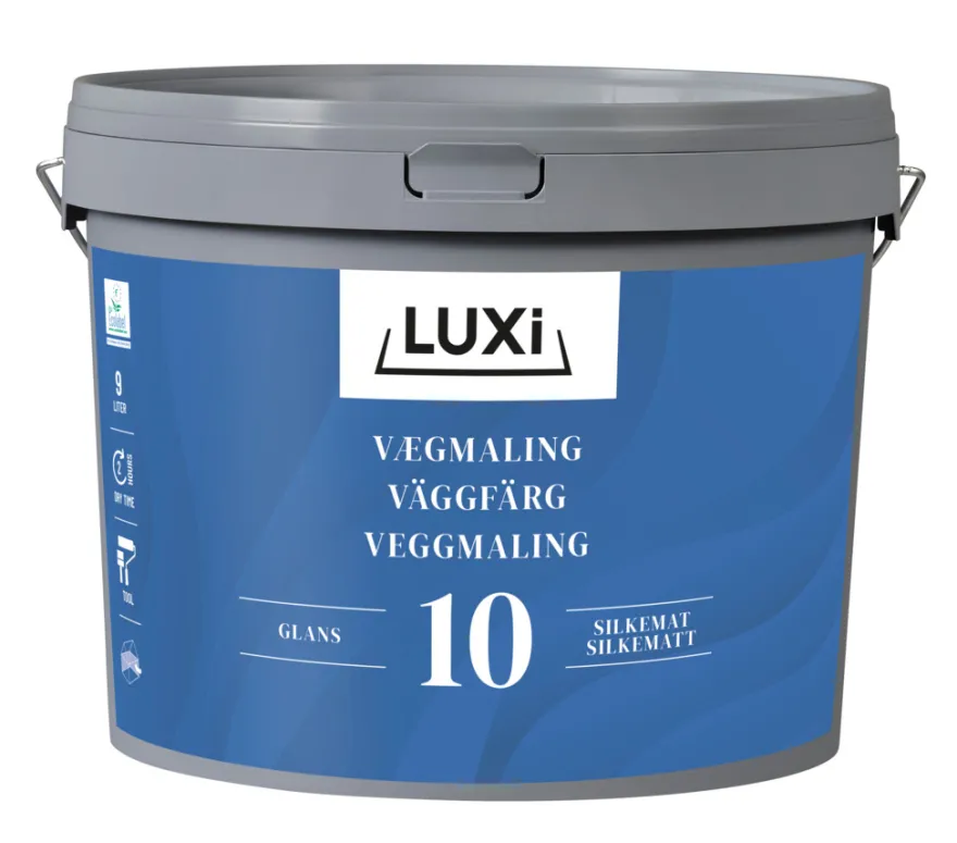 Vægmaling 10 råhvid 9 liter - LUXI®